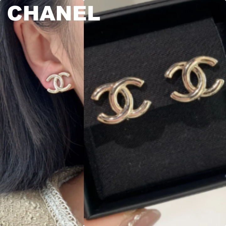 【大人気ロゴマークオシャレ25P】CHANEL ピアス