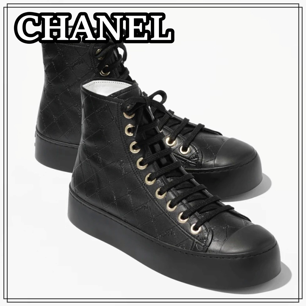 【25P/スタイリッシュ♪】CHANEL スニーカー ハイカット