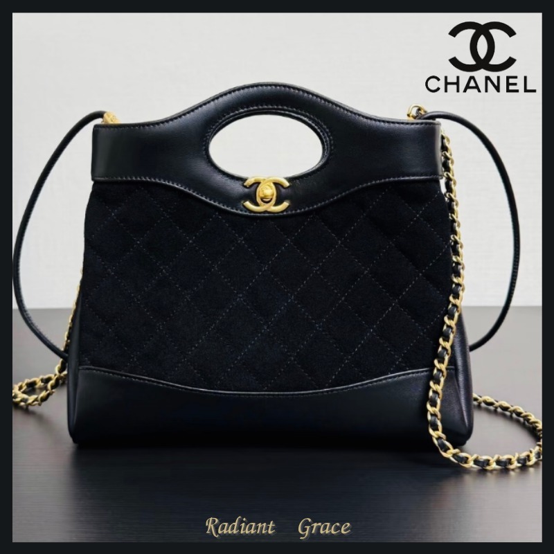 《一目惚れする美しさ♪》CHANEL 31 ミニ ショッピング バッグ