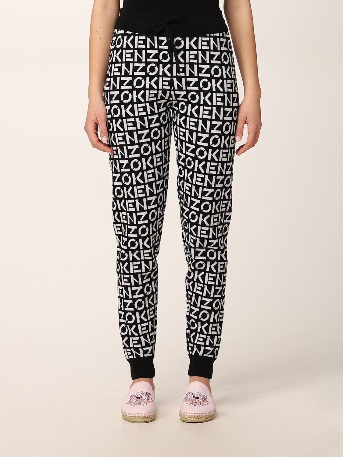 パンツ KENZO Woman Pants Black FC52PA6913SC 99