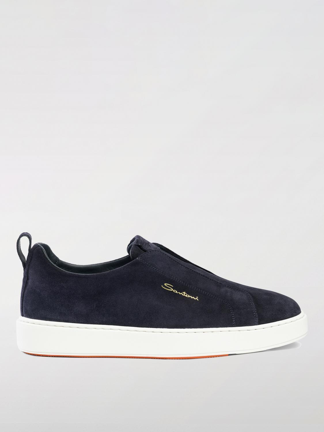 スニーカー SANTONI Men Sneakers Blue MBCD21959BARTSEY U60