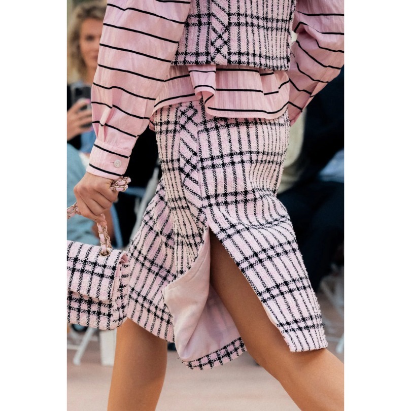 スカート - ツイード、ホワイト — ファッション | CHANEL シャネル
