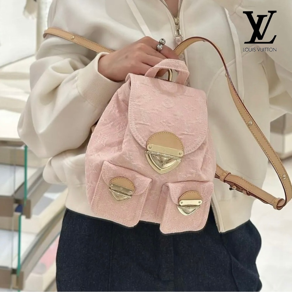 【大人可愛い淡ピンク♪】LOUIS VUITTON★バックパック ヴェニス