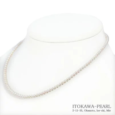 3989：あこや真珠ベビーパールネックレス＜3〜3.5mm＞N-12894