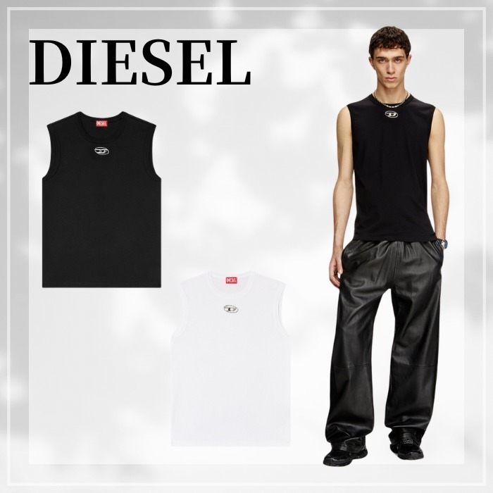 DIESEL t-bisco-od オーバルD デザインポイント ノースリーブ