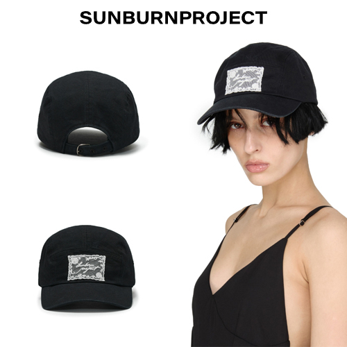 ★2025SS新作★SUNBURNPROJECT★Lace Label Camp Cap