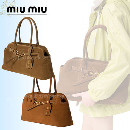スエード MiuMiu(ミュウミュウ) バッグ・カバン(レディース