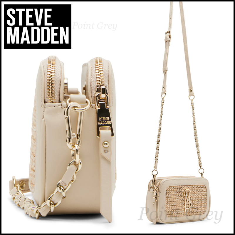 Steve Madden☆ 夏らしい編込みストロー・クロスボディーバッグ Steve Madden☆ 夏らしい編込みストロー・クロスボディーバッグ