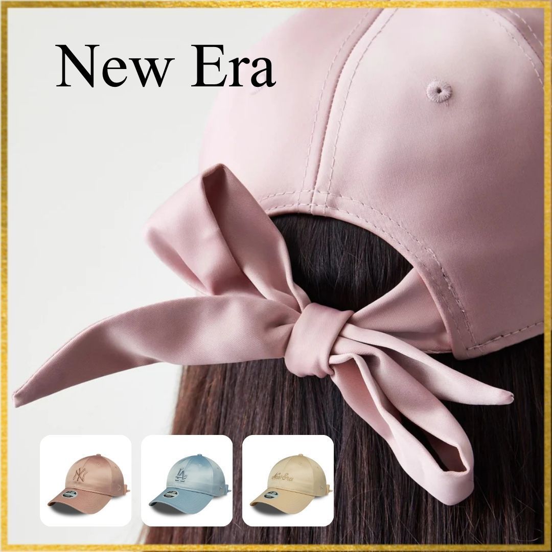 New Era｜Satin Bow Pastel 9TWENTY サテン リボンキャップ