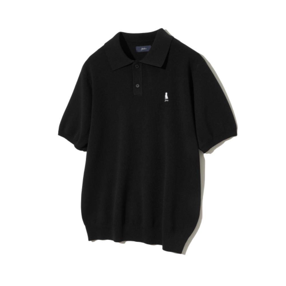 ☆YALE☆ COMFORT COOL POLO KNIT BLACK YEM1KT308ABK