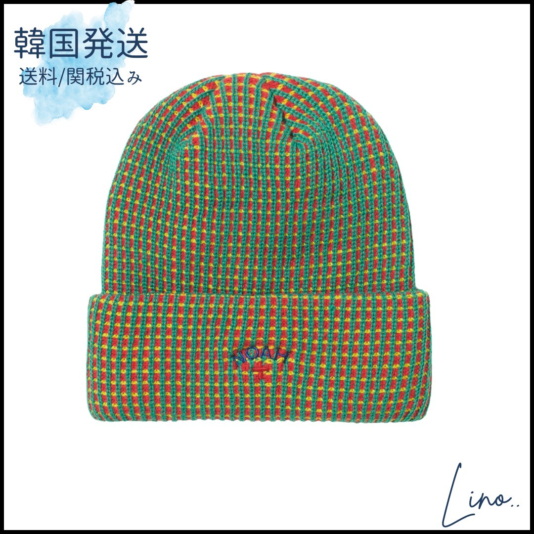 【NOAH】関税/送料込み TRI-COLOR BEANIE