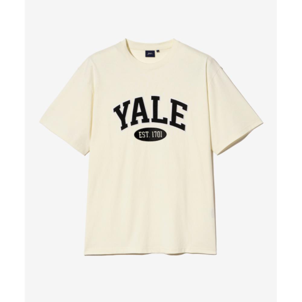 ☆YALE☆ 2 TONE ARCH TSHIRT CREAM YD01SS1011CR / YEM1SS306AC