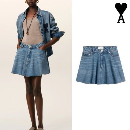 *AMI PARIS*デニム フレアミニスカート 5ポケット レディース AMI PARIS(アミ パリス) ミニスカート(レディース) - 海外通販の