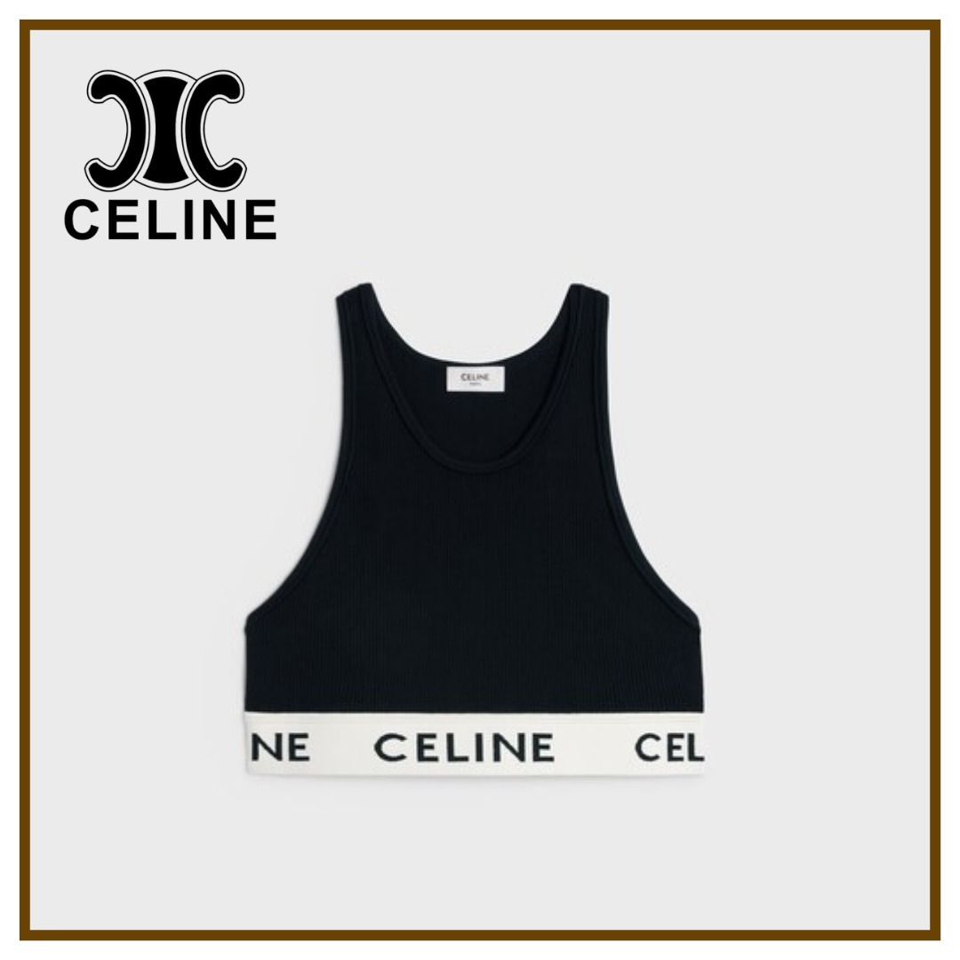 【CELINE】 CELINE アスリート ブラ / メッシュ CELINE】アスリート ブラ メッシュ☆ブラック☆Sサイズ