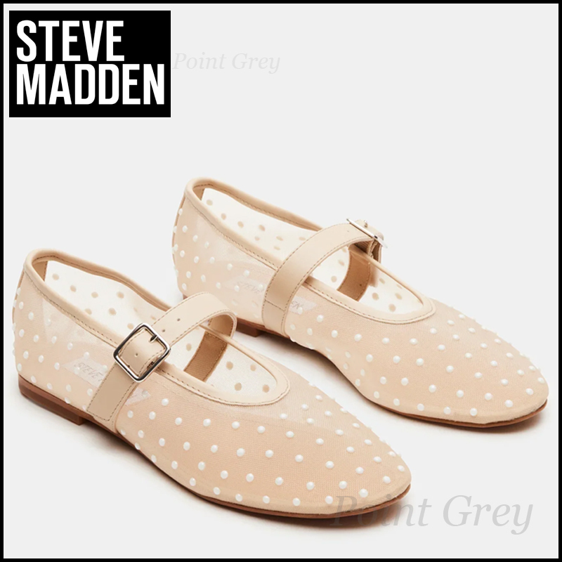 Steve Madden☆ 透け感レース・フラットバレエ・メリージェーン Steve Madden☆ 透け感レース・フラットバレエ・メリージェーン