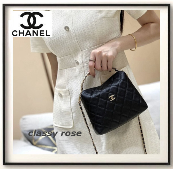 【クールで上品★CHANEL】（シャネル）2ウェイショルダーバッグ