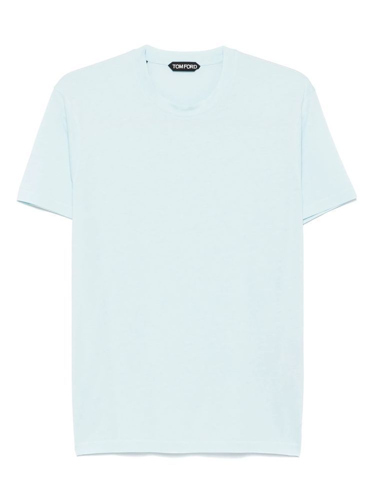 Tシャツ・カットソー TOM FORD Crew Neck T-shirt Glass Blue