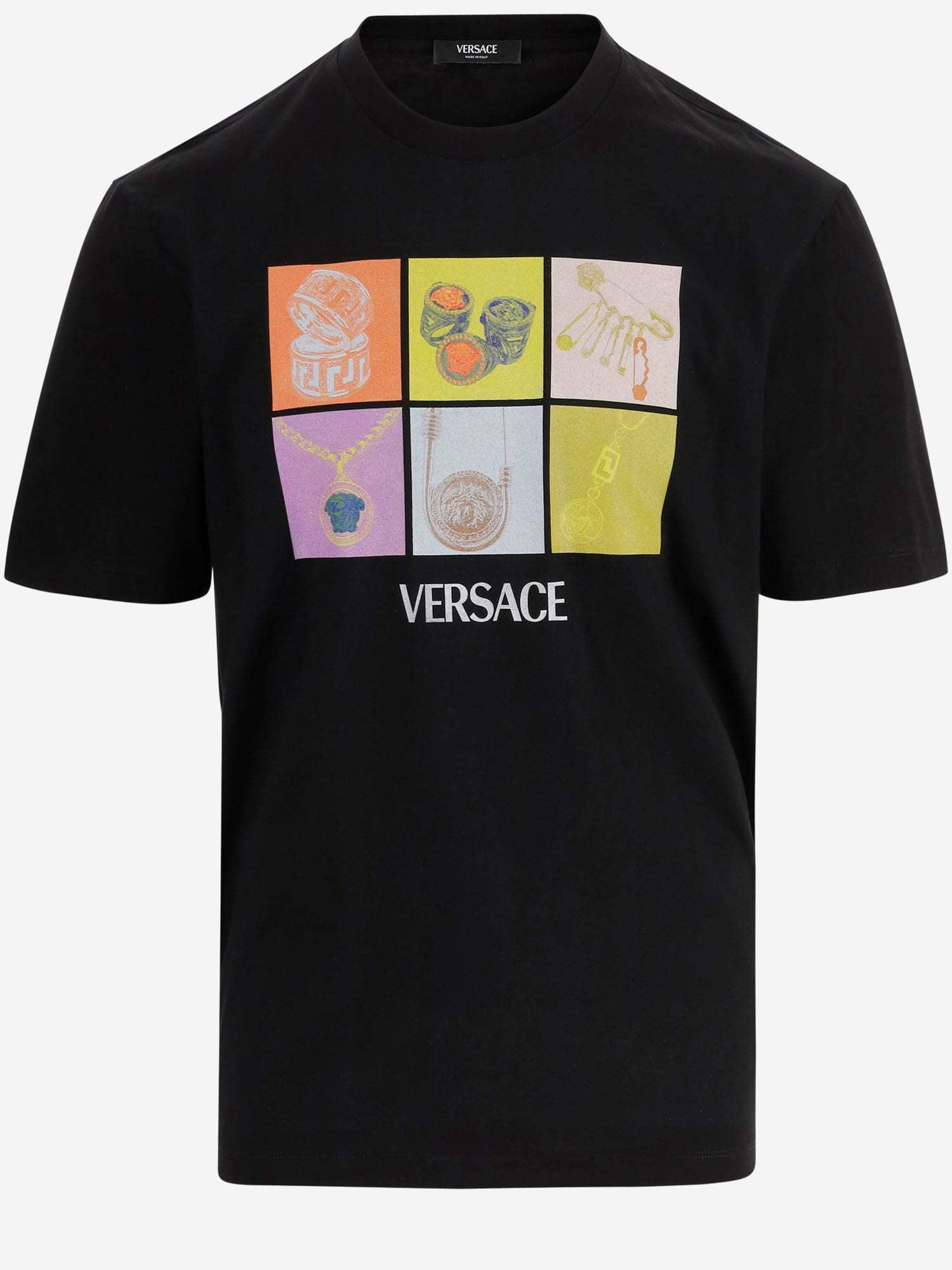【送料&関税込】Versace T-shirt With Front Print