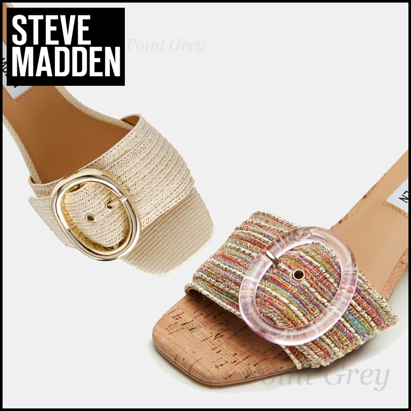 Steve Madden☆ 綺麗色オープントゥ・ミュールサンダル