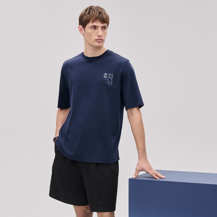 《人気☆》HERMES H Puzzle ミニレザーパッチ Tシャツ