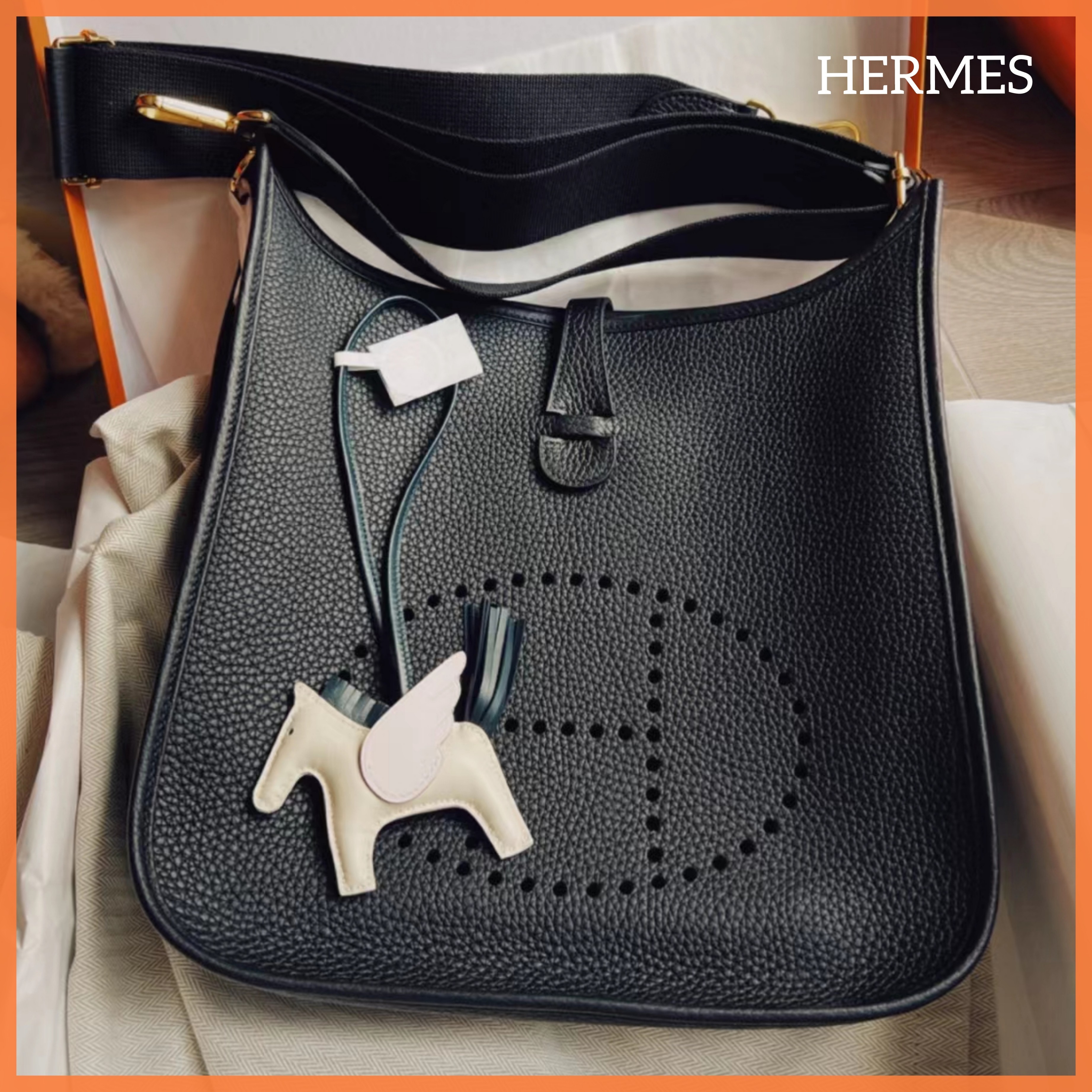 【即完売★】HERMES Evelyne III 29 bag Noir☆