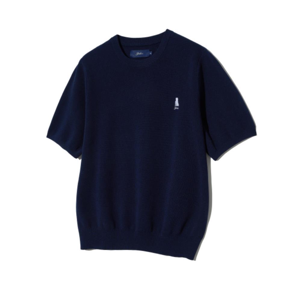 ☆YALE☆ WOMENS COMFORT COOL HALF SLEEVE KNIT NAVY YEM1KT202