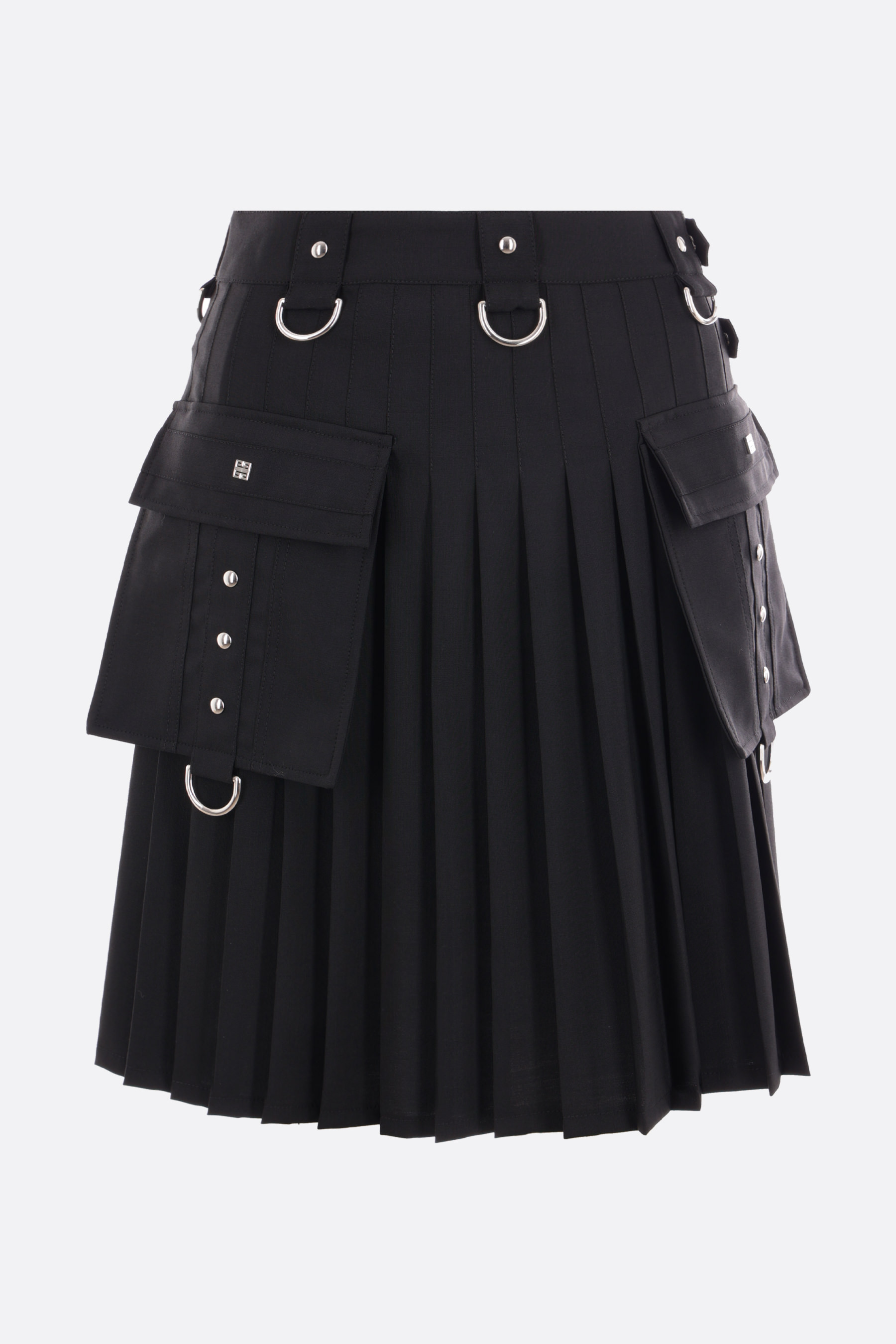 【関税&送料込】Givenchy Twill Cargo Kilt Skirt