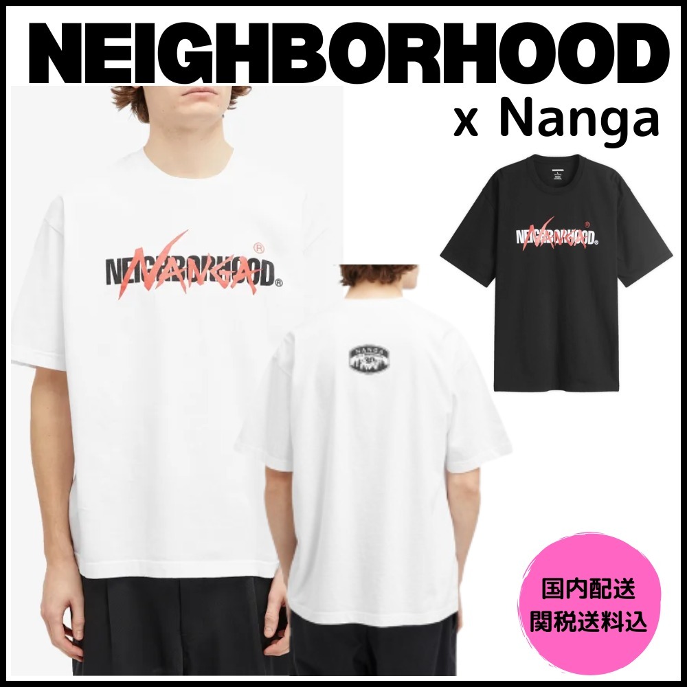 国内完売【NEIGHBORHOOD x Nanga】 ロゴTシャツ 関税送料込