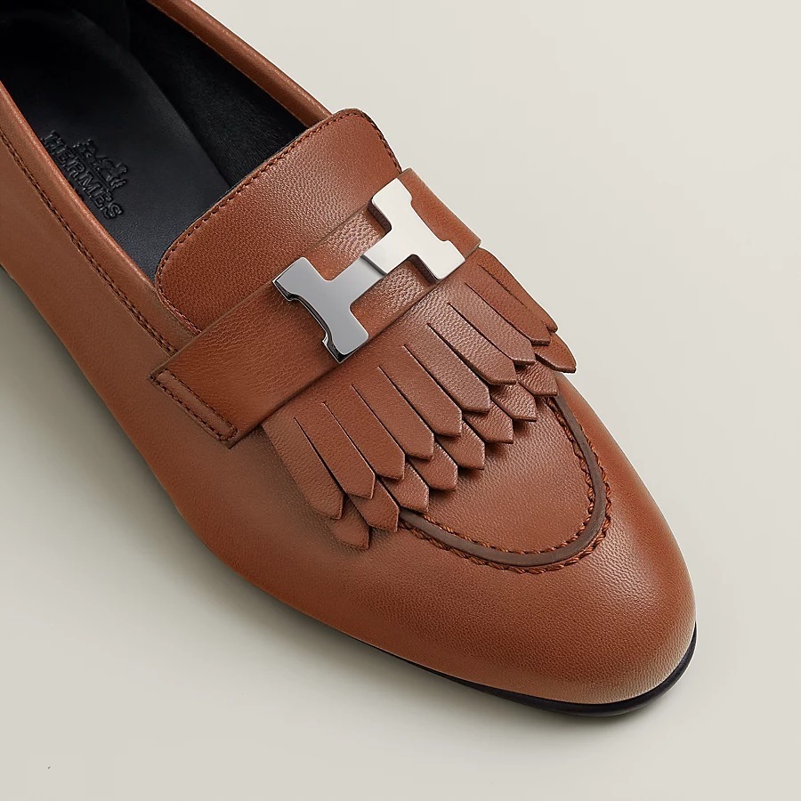 【シンプルオシャレ♪】HERMES《ロワイヤル》モカシン