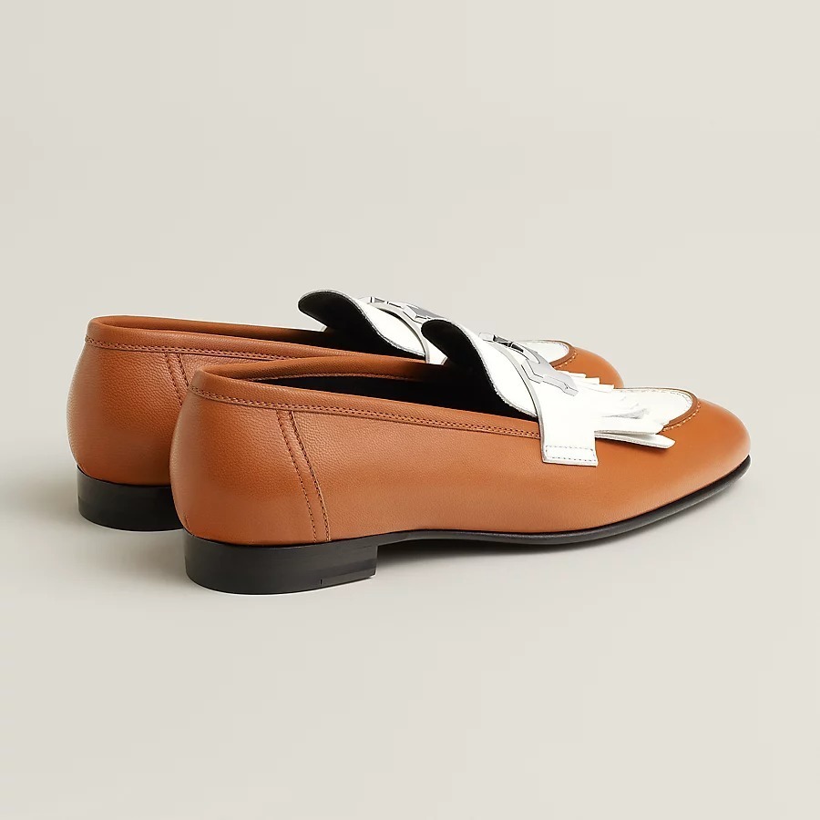 【シンプルオシャレ♪】HERMES《ロワイヤル》モカシン