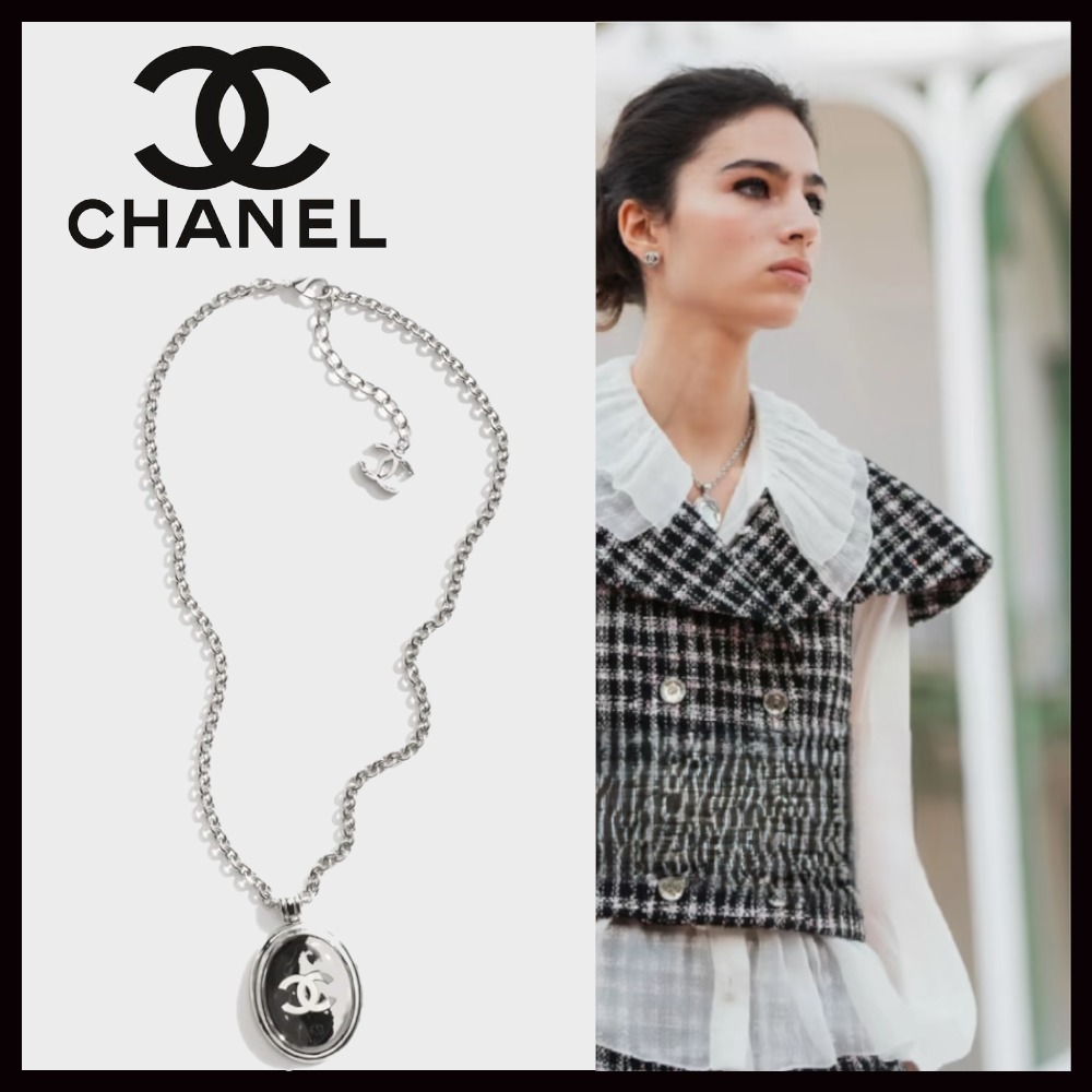 【クールな存在感♪】25SS CHANEL ロングペンダントネックレス