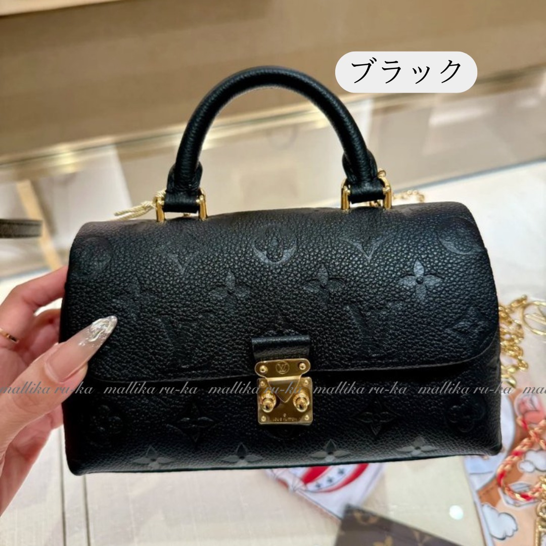 海外限定☆【LOUIS VUITTON】ナノマドレーヌ ハンドバッグ 海外限定品♪ Louis Vuitton ナノマドレーヌ ハンドバッグ 2way