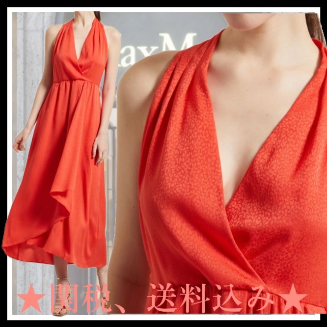 DT★Max Mara★falla ホルターネックドレス