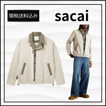 sacaiサカイ★オフホワイト パッド入り ジャケット ホワイト(白)系 sacai(サカイ) アウター・ジャケット(メンズ
