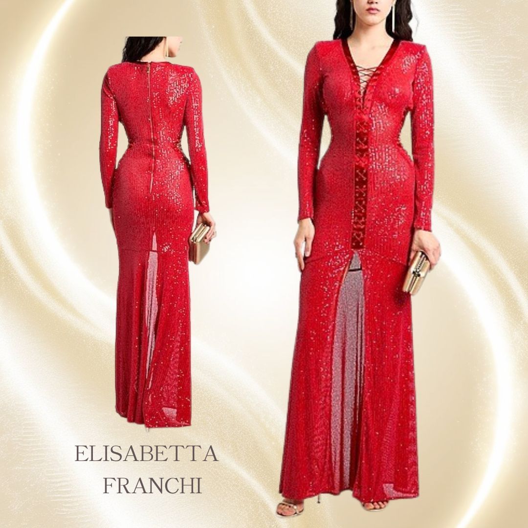 【ELISABETTA FRANCHI】エレガント♪ロングドレス