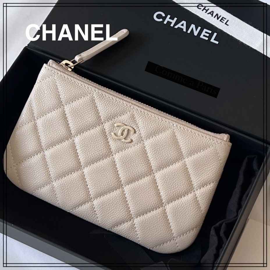 人気【CHANEL】用途様々 薄型ポーチ ギフトにもおすすめ
