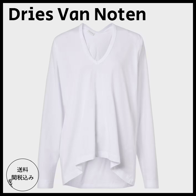 送料関税込【Dries Van Noten】コットンジャージーTシャツ