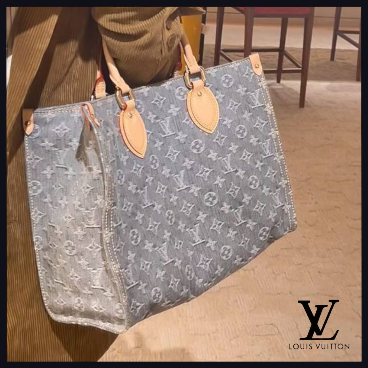 国内発送【お洒落なヴィンテージ風】Louis Vuitton オンザゴーMM