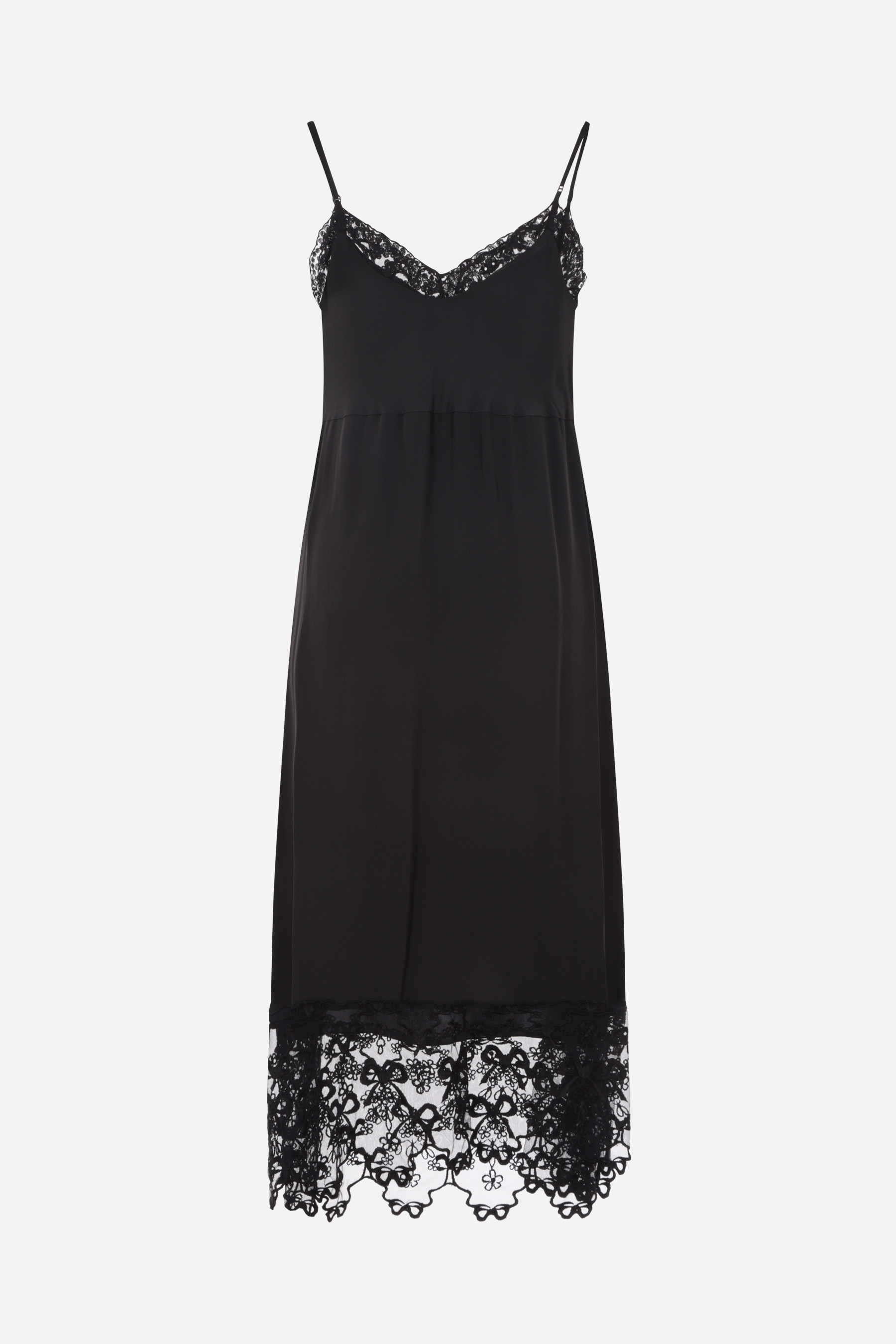 【関税&送料込】Simone Rocha Crepe De Chine Slip Dress With