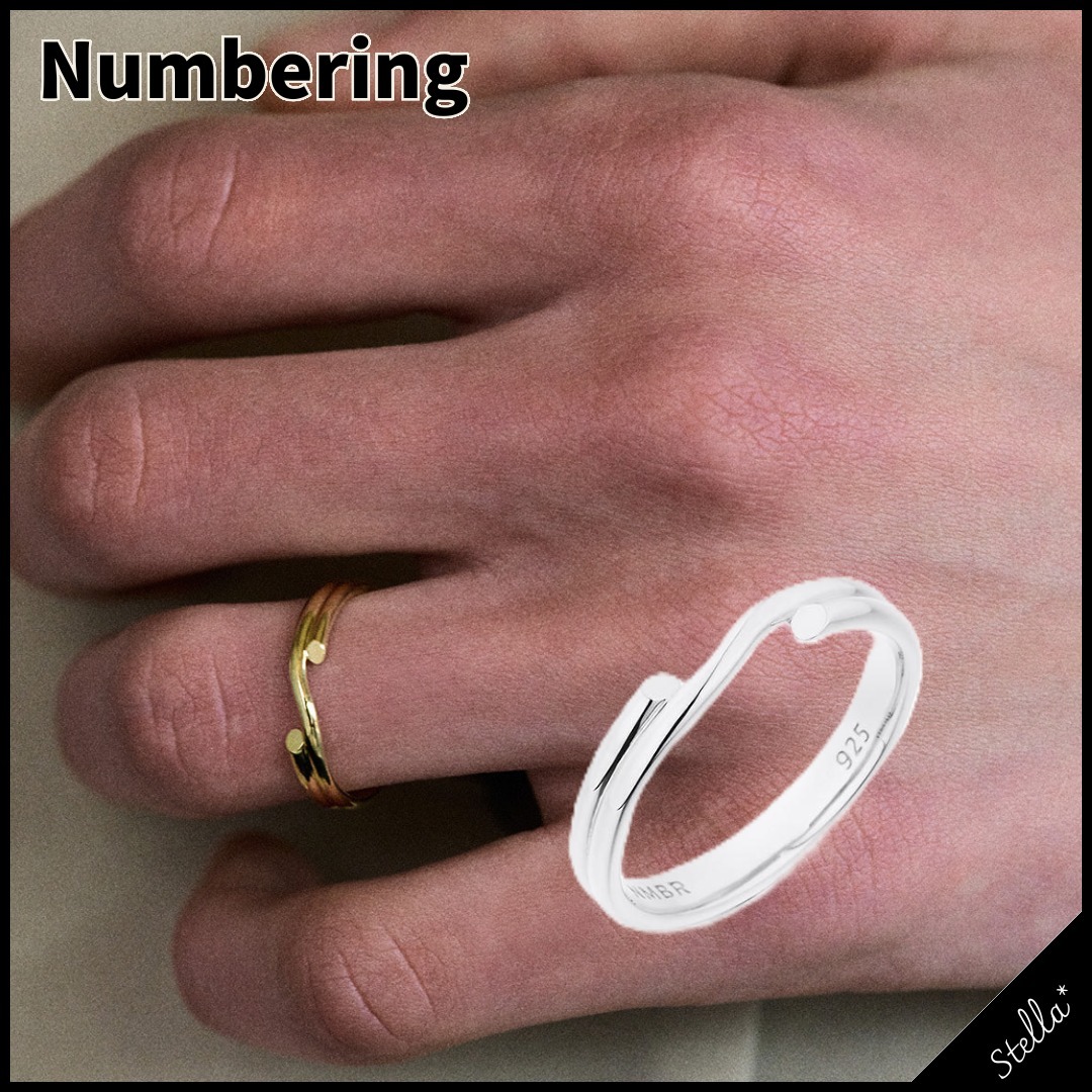 ■NUMBERING■人気 キーホルダー型コイルリング / 2回転 2カラー