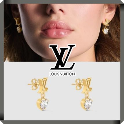 【LOUIS VUITTON】フォーマルシーンに◎V フォー ヴィトンピアス LOUIS VUITTON】フォーマルシーンに◎V フォー ヴィトンピアス