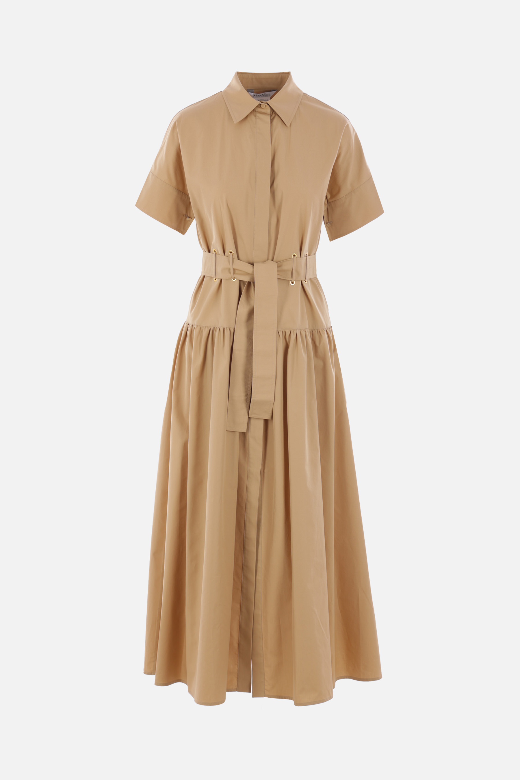 【関税&送料込】Max Mara Agoraio Midi Dress In Cotton Poplin