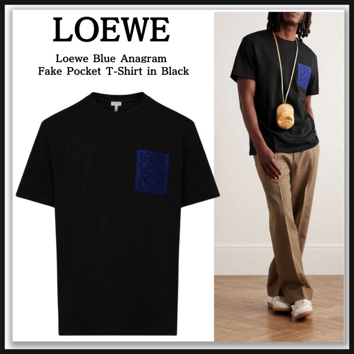 LOEWEロエベ/アナグラム フェイクポケット Tシャツ nana様専用】ロエベ/フェイクポケットTシャツ/アナグラム