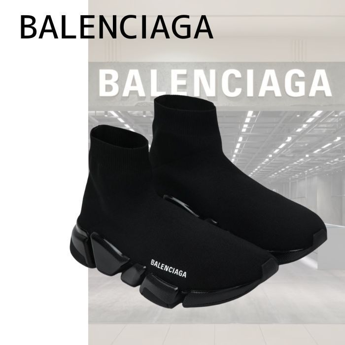 【BALENCIAGA】スピード 2.0 スニーカー ブラック