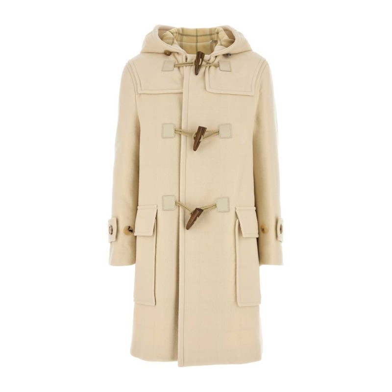 コート Burberry FW24 Cream wool blend jacket (8098576 C1490)