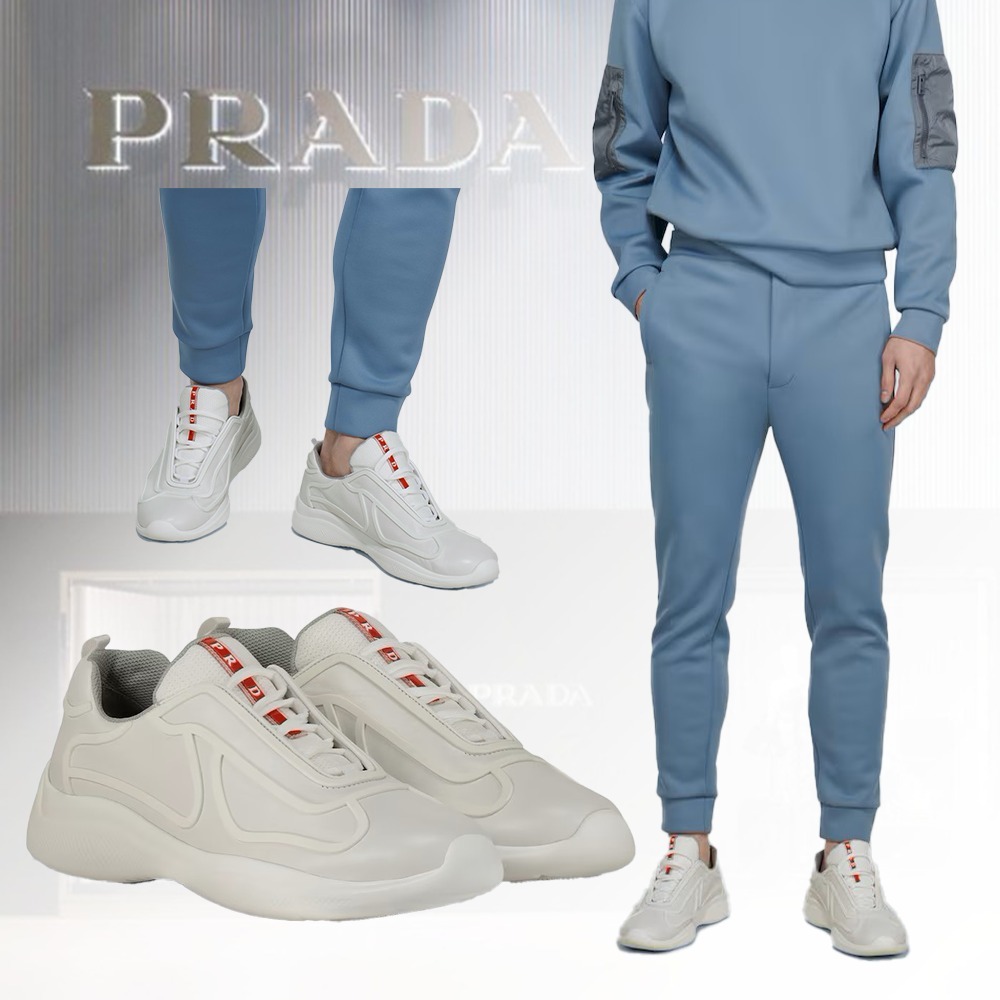 【軽やかでスタイリッシュ】PRADA アメリカズカップスニーカー