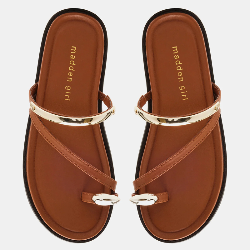 Steve Madden☆ 輝く親指リング・フラットサンダル Steve Madden☆ 輝く親指リング・フラットサンダル (Steve