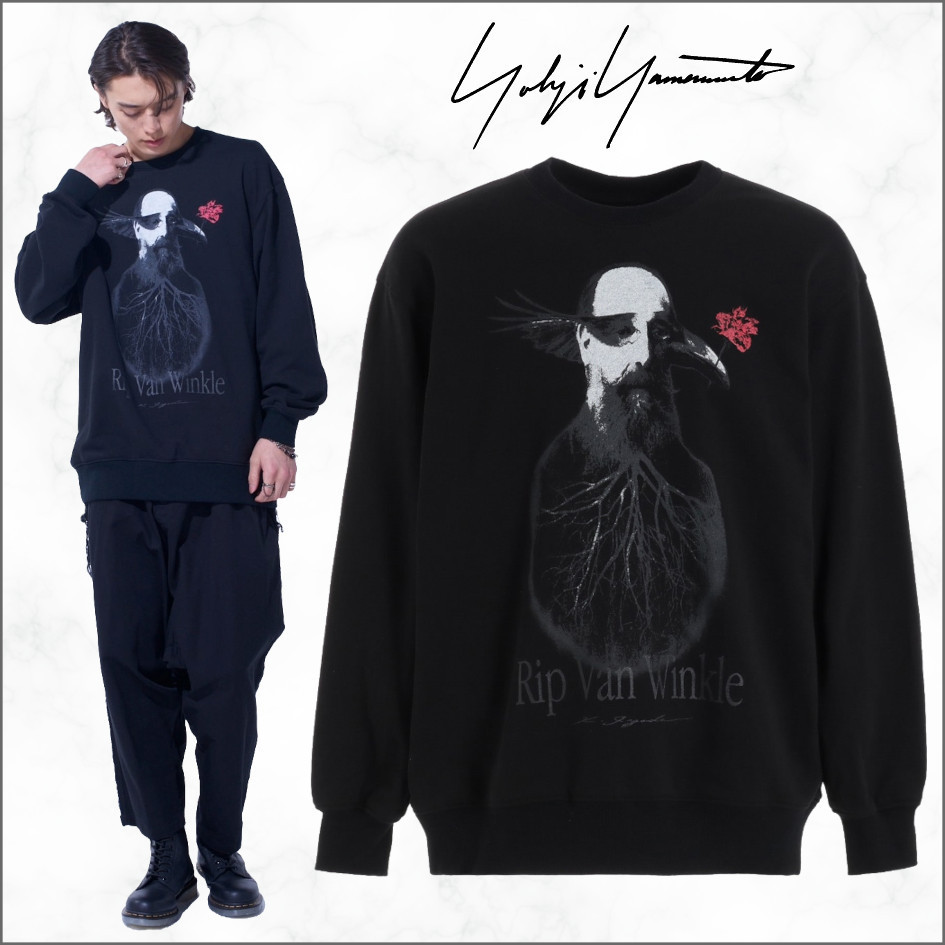 【ヨウジヤマモト】S'YTE×KOICHI IYODA ARTWORK PRINT PULLOVER