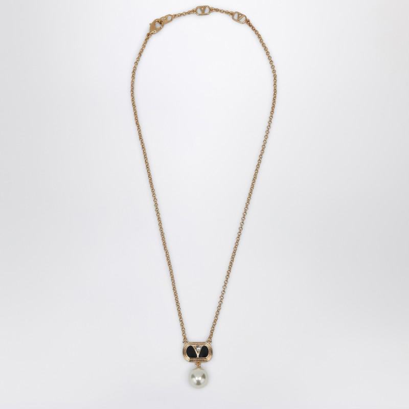 【関税＆送料込み】Valentino Garavani Ovalette Necklace Wit