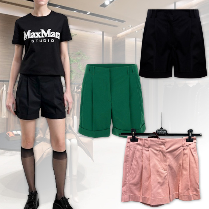 【★日本未入荷★】MAXMARASTUDIO ☆ コットンショーツ BERGEN